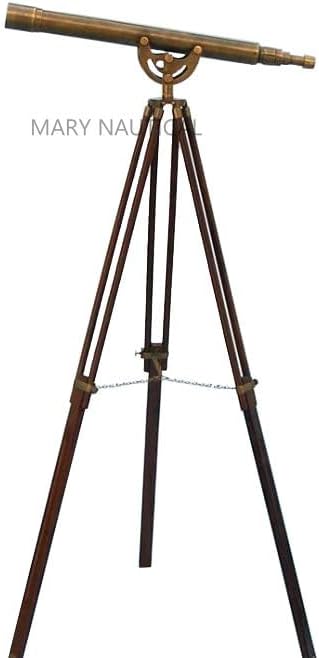 Victorian Marine Antique Floor Standing Brass Telescope for Home Decor