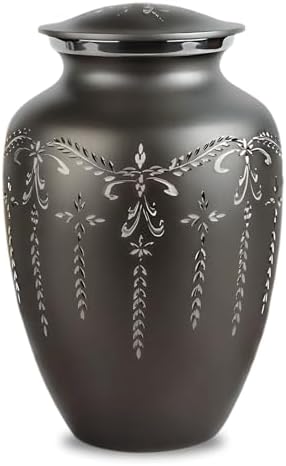 Fancy Flourish Cremation Urn for Ashes - Adult Size