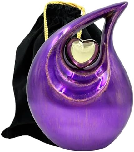 Gorgeous Purple Cremation Urn with Personalization