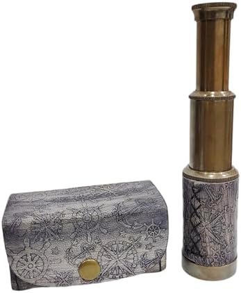 Marine Brass Telescope 6 Inch Vintage Spyglass Gift