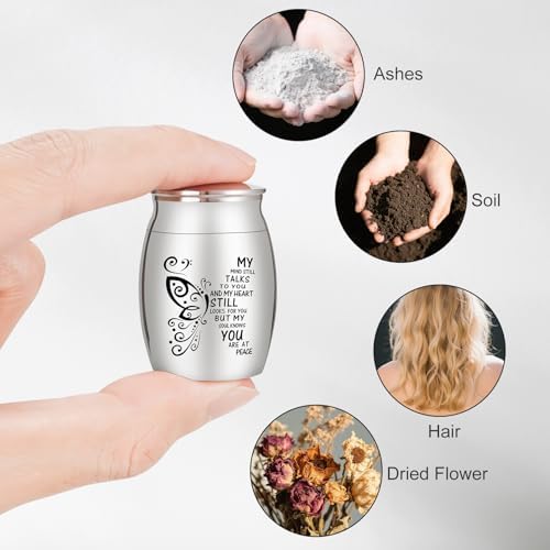 Crystal Tree of Life Small Urn for Human Ashes Keepsake