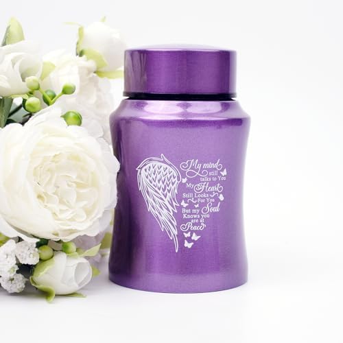 45 Inches Small Keepsake Urn - Heart Wing Memorial Container