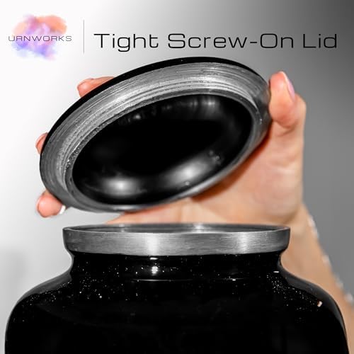 Butterfly Urns for Human Ashes - Large Black Cremation Urn Made in USA