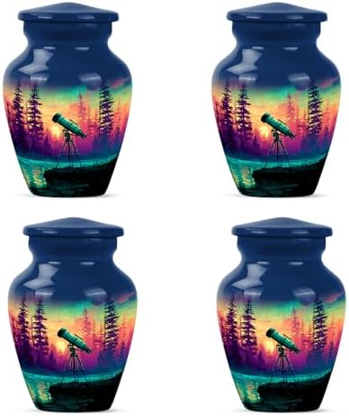 JAGASY 3 Inch Cremation Urns Pack of 4 for Ashes