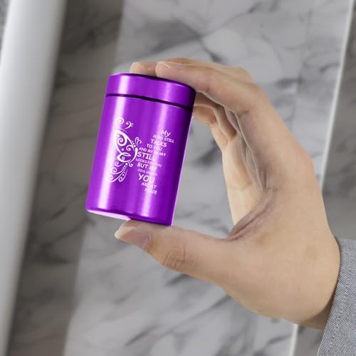Purple Butterfly Cremation Urn for Human Ashes 275 Inch Mini Keepsake