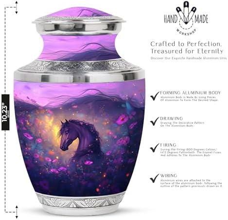 Large Urn for Human Ashes Adult Male - 10 Inch