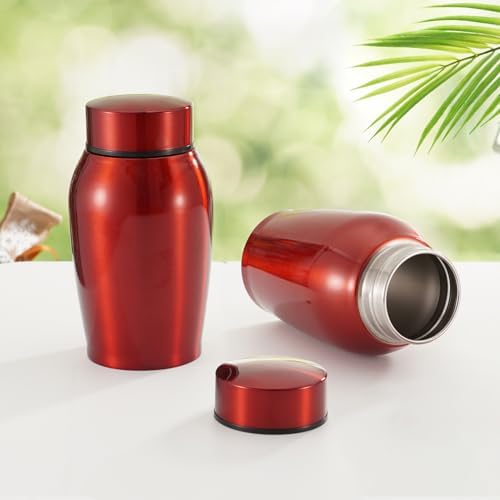 Custom Photo Urn for Ashes Keepsake - 55 Inch Red