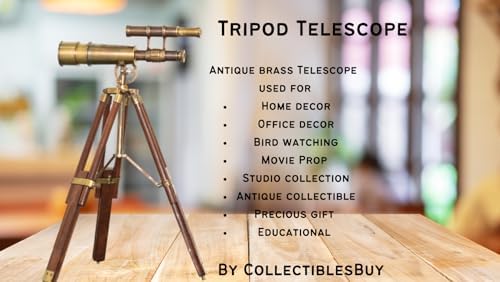 Vintage Marine Telescope Brass Decorative Desk Display