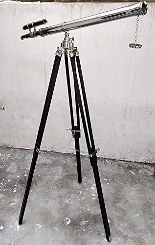 Navirock Marine Navy Decorative Telescope Black Tripod