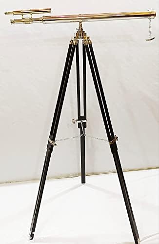 Navirock Marine Navy Decorative Telescope Black Tripod