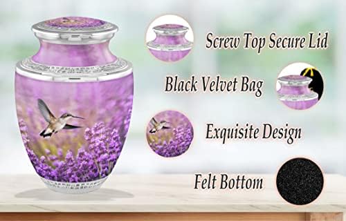 Elegant Hummingbird Cremation Urns for Adult Ashes