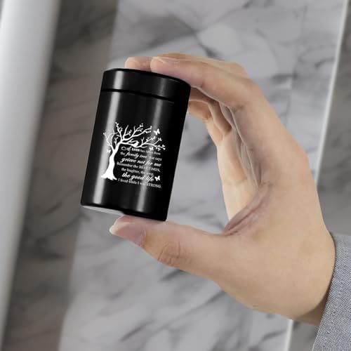 Aluminum Mini Urn for Ashes - Tree of Life Design