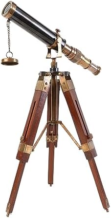 9 Inch Brass Telescope Vintage Marine Decor