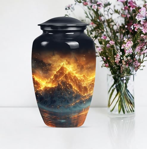 Mountain Urn Decorative Memorial Urn for Ashes