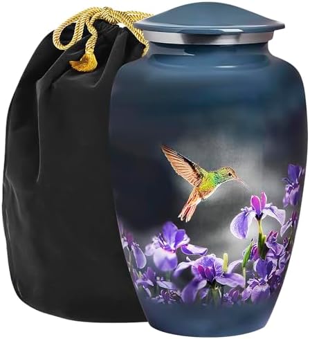 Trupoint Memorials Gray Hummingbird Cremation Urn