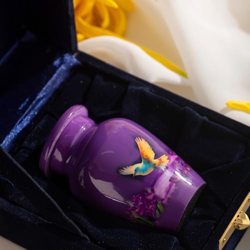 Beautiful Mini Cremation Urn for Ashes - Small Keepsake Memorial Urn
