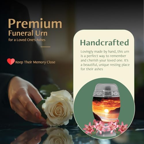 Yatskia 3 Inch Mini Ash Urn for Cremation Keepsakes