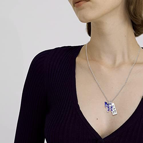 Butterfly Cremation Urn Necklace for Ashes