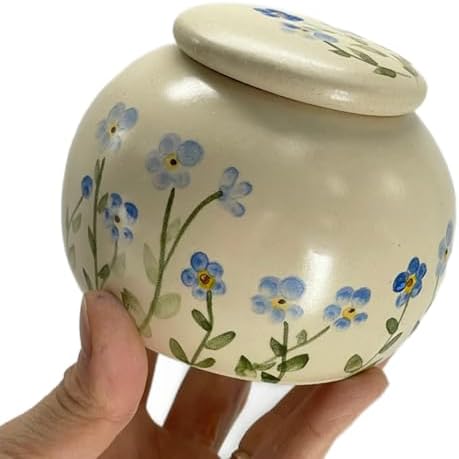 Pet Ceramic Urn Personalized Blue Urn for Cats Dogs