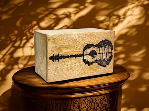 Handmade Cremation Urns with Engraving for Human Ashes