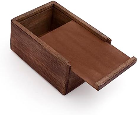 Hand Engraved Wooden Urn Box for Pet Ashes