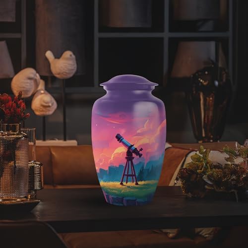 YATSKIA 10 Inch Telescope Memorial Urn for Ashes