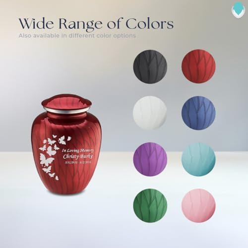 GetUrns Personalized Butterfly Cremation Urn 44 lbs