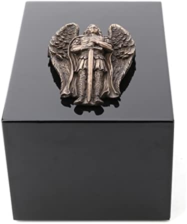 Veronese Design Archangel Saint Michael Metal Urn