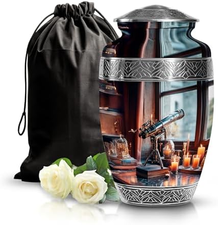 Telescope Decorative Urn for Ashes - 10 Inch