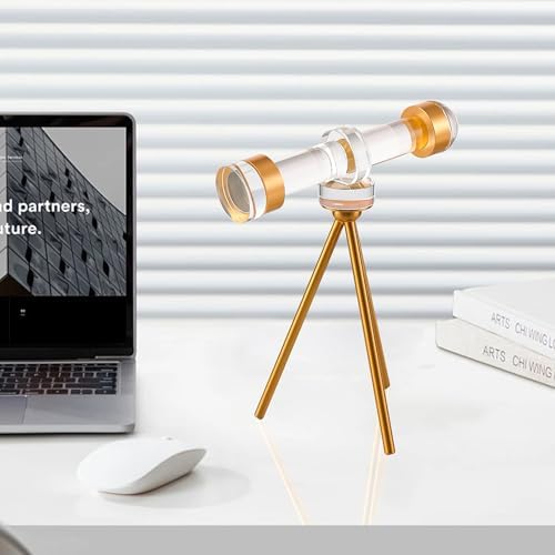 Modern Minimalist Crystal Telescope Desk Decor