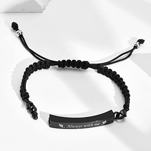 MPRAINBOW Adjustable Cremation Urn Bracelet for Ashes