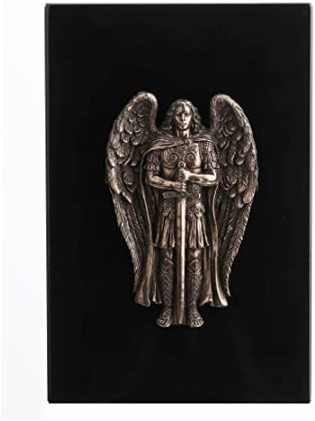 Veronese Design Archangel Saint Michael Metal Urn
