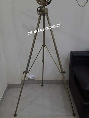 Nautical Brass Telescope with Tripod Antique Brown Finish