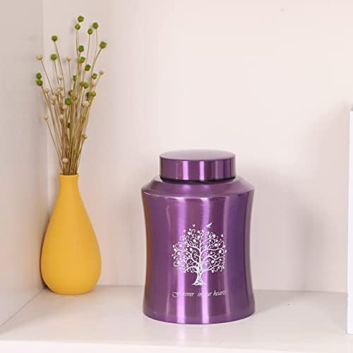 Tree of Life Urns for Human Ashes - Purple Color