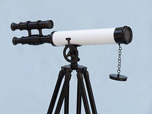 Hampton Nautical ST-0126-BWLB Floor Telescope