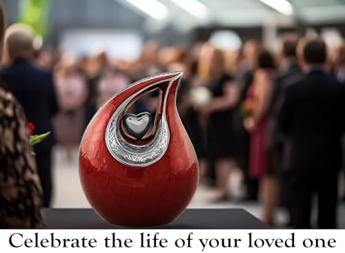 Personalized Teardrop Urn for Human Ashes