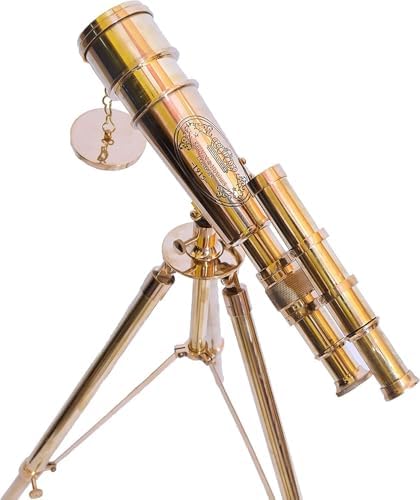 Vintage Harbor Master Telescope with Brass Stand