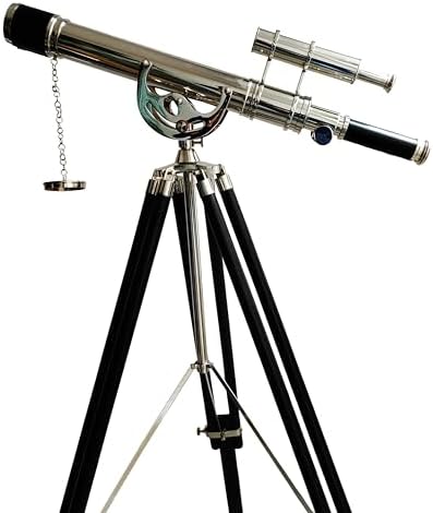 Nautical Double Barrel Telescope Chrome Finish