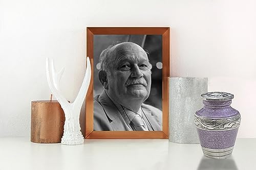 BOLD DIVINE Purple Textured Cremation Urn Velvet Bag Funnel Included