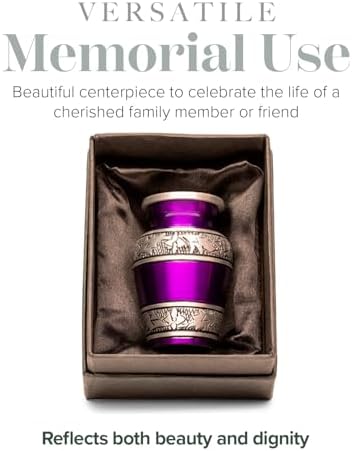 Eternal Harmony Small Keepsake Urn Purple