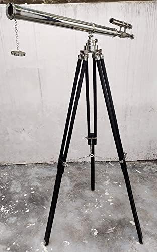 Navirock Marine Navy Decorative Telescope Black Tripod