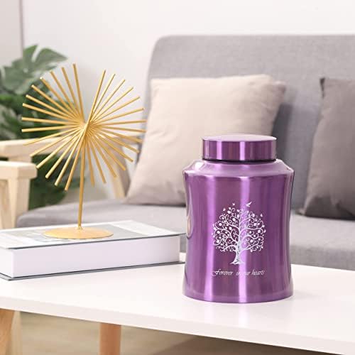 Tree of Life Urns for Human Ashes - Purple Color
