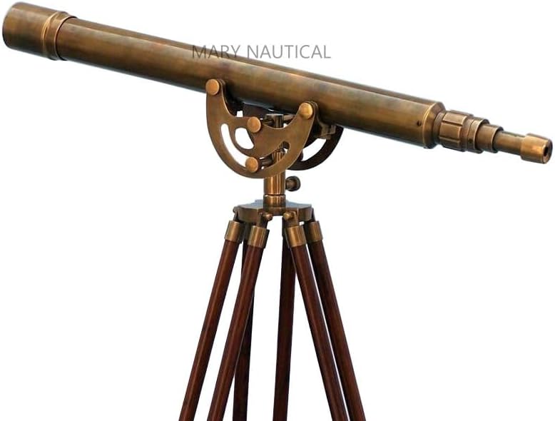 Victorian Marine Antique Floor Standing Brass Telescope for Home Decor