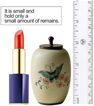 Butterflies Small Urn for Ashes - 35 Inches Decorative