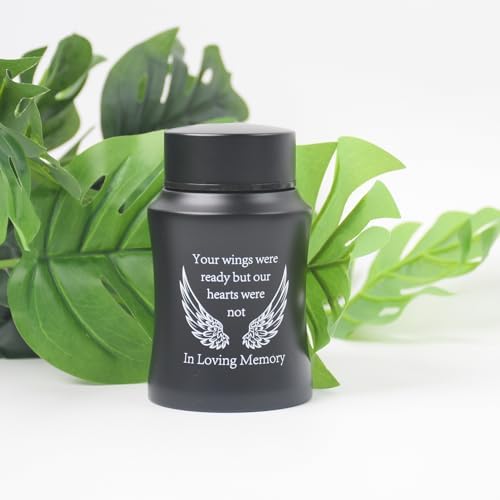 45 Inch Mini Cremation Urn Stainless Steel Ashes Holder