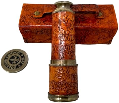 Brass Nautical Telescope Handheld Vintage Decorative Spy Glass