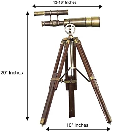 Vintage Marine Telescope Brass Decorative Desk Display