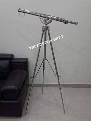 Nautical Brass Telescope With Adjustable Stand