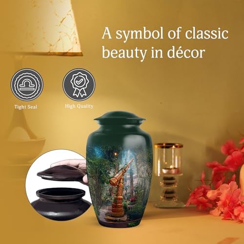 Telescope Urn for Ashes - 10 Inch Decorative Urn