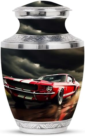 Classic Muscle Car Racing Urn for Mom - 10 Inch